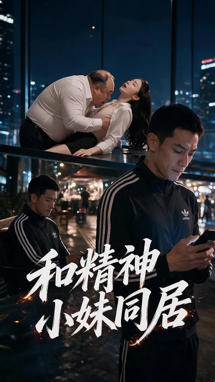 深宅大院中众人物层层出现的古装短剧海报